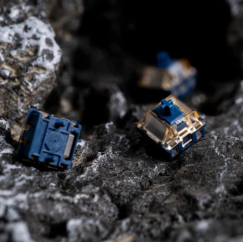 3 switches on a rock surface